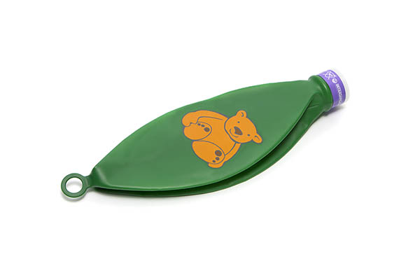 Atembeutel 1.0 Liter für Kinder (Teddy-Motiv), 15ID-Anschluß